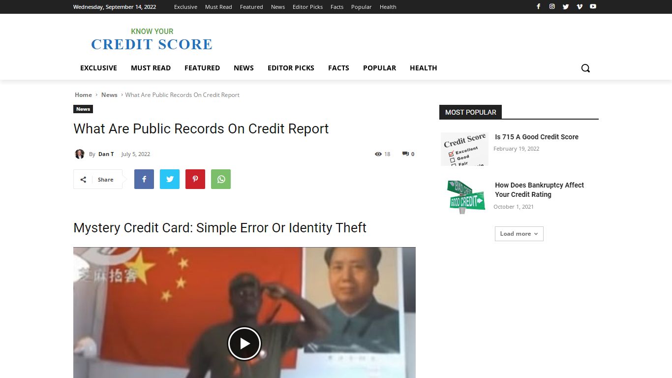 What Are Public Records On Credit Report