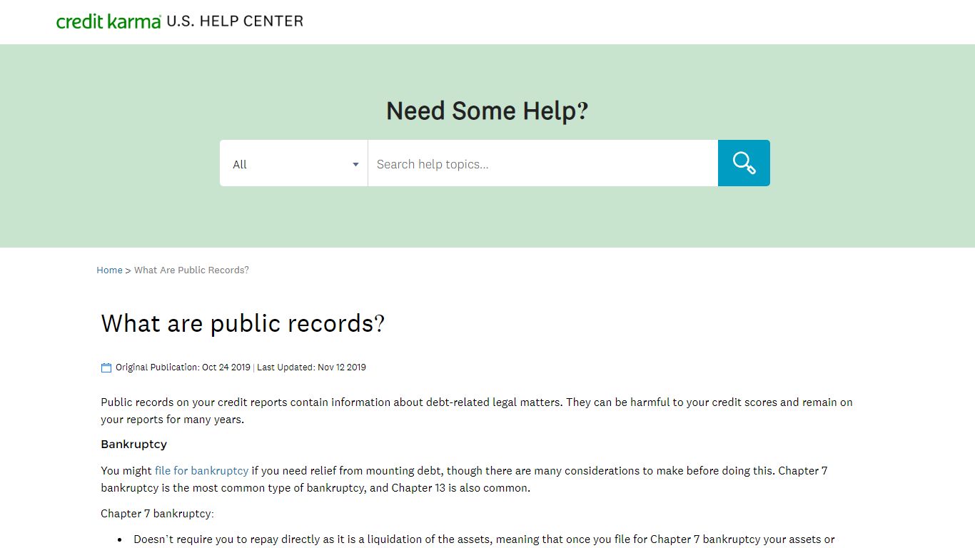 What are public records? - Credit Karma